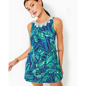 Women's Lilly Pulitzer Romper/Dress Size 6, Blue and Green